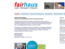 Tablet Screenshot of fairhaus-duesseldorf.de